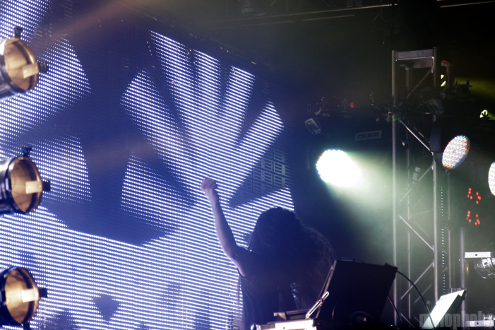 Bassnectar at Roseland Theater, February 4, 2011. Photo by Lymay Iwasaki.