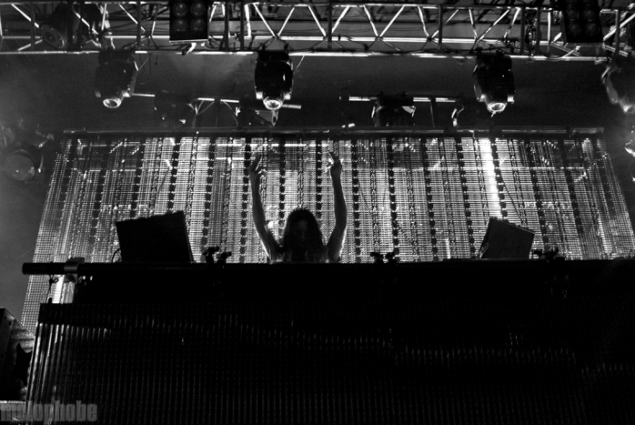 Bassnectar at Roseland Theater, February 4, 2011. Photo by Lymay Iwasaki.