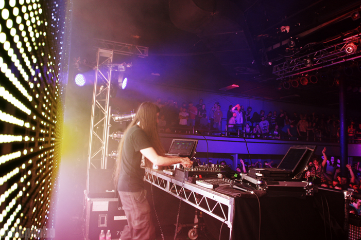 Bassnectar at Roseland Theater, February 4, 2011. Photo by Lymay Iwasaki.