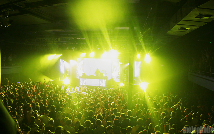 Bassnectar at Roseland Theater, February 4, 2011. Photo by Lymay Iwasaki.