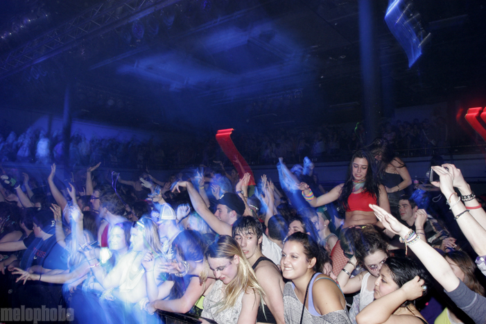 Bassnectar at Roseland Theater, February 4, 2011. Photo by Lymay Iwasaki.