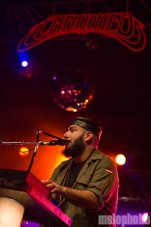 Chromeo at Roseland Theater, February 12, 2011. Photo by Troy Dunham.