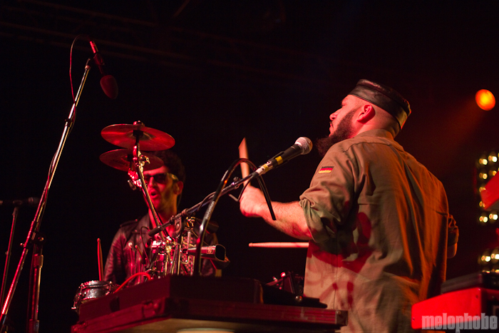 Chromeo at Roseland Theater, February 12, 2011. Photo by Troy Dunham.