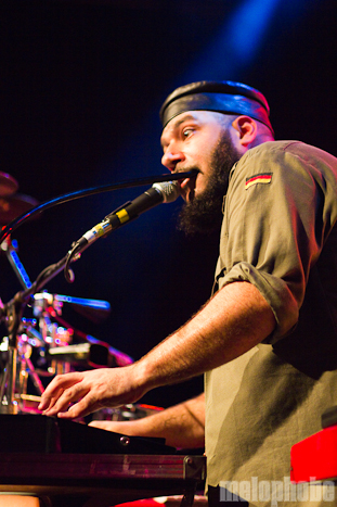 Chromeo at Roseland Theater, February 12, 2011. Photo by Troy Dunham.