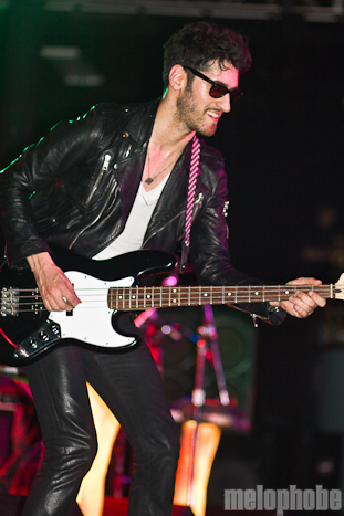 Chromeo at Roseland Theater, February 12, 2011. Photo by Troy Dunham.