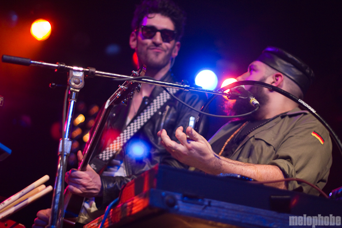 Chromeo at Roseland Theater, February 12, 2011. Photo by Troy Dunham.
