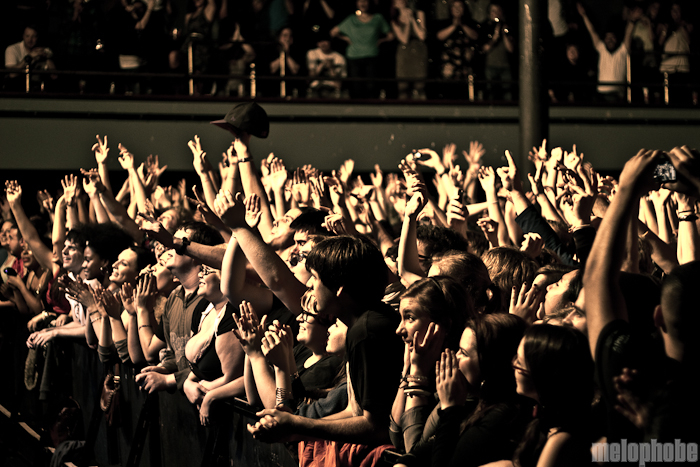 Chromeo at Roseland Theater, February 12, 2011. Photo by Troy Dunham.