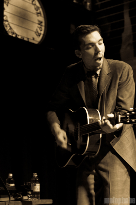 Justin Townes Earle at Mississippi Studios, February 20, 2011. Photo by Ian McNeil.
