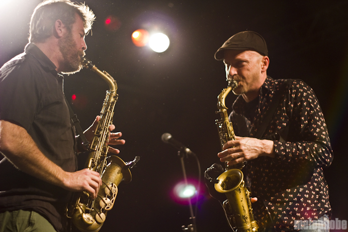 Balkan Beat Box at Roseland Theater, February 25, 2011. Photo by Troy Dunham.