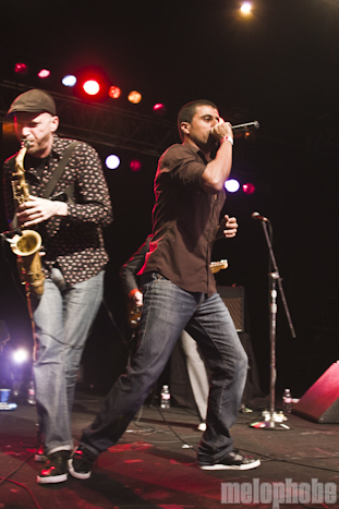 Balkan Beat Box at Roseland Theater, February 25, 2011. Photo by Troy Dunham.
