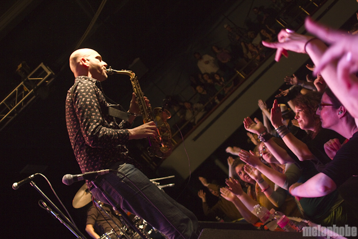 Balkan Beat Box at Roseland Theater, February 25, 2011. Photo by Troy Dunham.