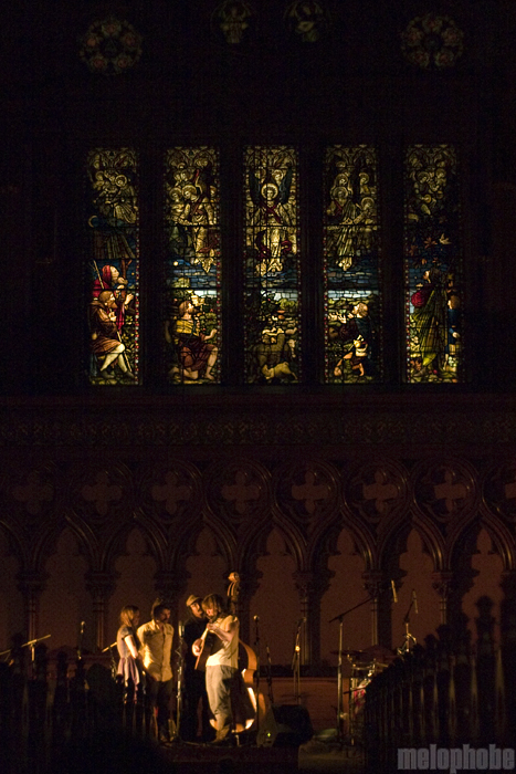 The Low Anthem at old south church, March 4, 2011. Photo by Beth Freeman Doreian.