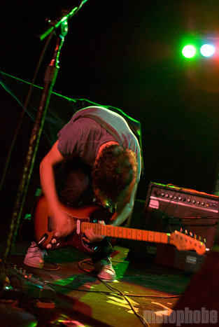 Suuns at Roseland Theater, March 6, 2011. Photo by Colin McLaughlin.