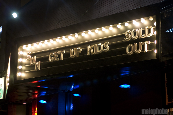 The Get Up Kids at Paradise Rock Club, March 6, 2011. Photo by Beth Freeman Doreian.