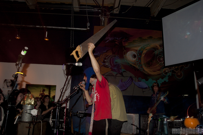 Elephant 6 Holiday Surprise at Backspace, March 8, 2011. Photo by Lymay Iwasaki.