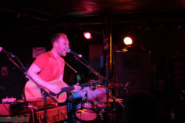 The Rural Alberta Advantage at Middle East Downstairs, March 9, 2011. Photo by Michael Zonenashvili.