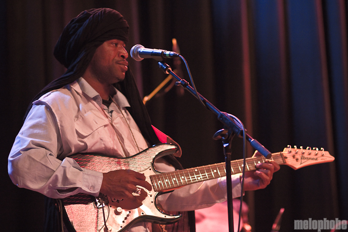 Khaira Arby at Aladdin Theater, March 12, 2011. Photo by Troy Dunham.