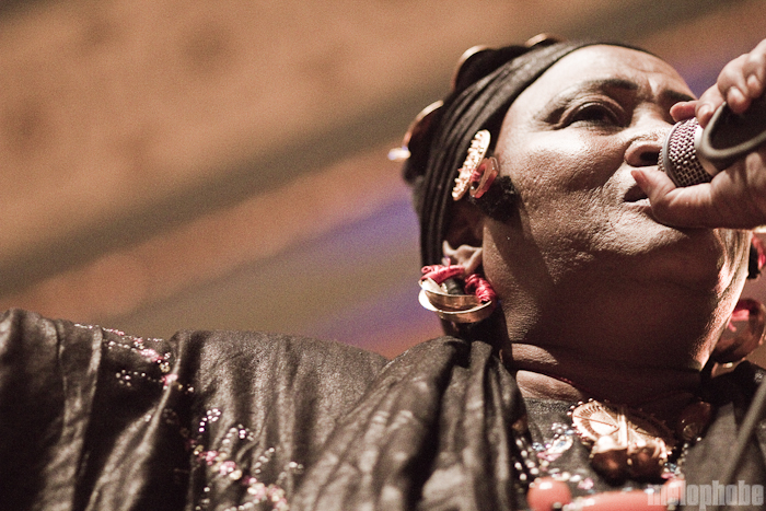Khaira Arby at Aladdin Theater, March 12, 2011. Photo by Troy Dunham.
