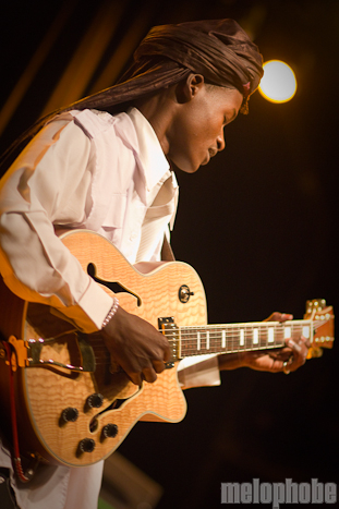Khaira Arby at Aladdin Theater, March 12, 2011. Photo by Troy Dunham.