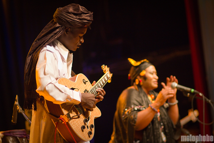 Khaira Arby at Aladdin Theater, March 12, 2011. Photo by Troy Dunham.