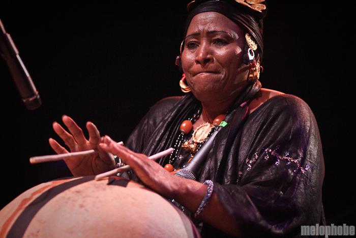 Khaira Arby at Aladdin Theater, March 12, 2011. Photo by Troy Dunham.