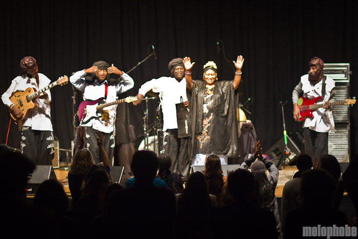 Khaira Arby at Aladdin Theater, March 12, 2011. Photo by Troy Dunham.