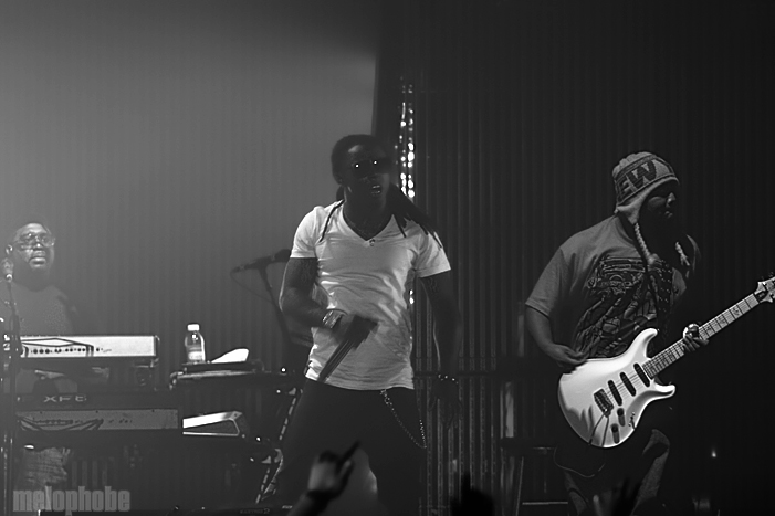 Lil Wayne at Dunkin' Donuts Center, March 16, 2011. Photo by Ian Doreian.