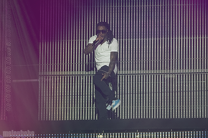 Lil Wayne at Dunkin' Donuts Center, March 16, 2011. Photo by Ian Doreian.