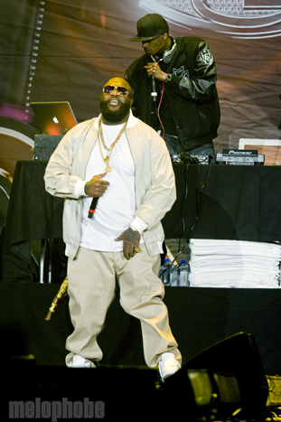 Rick Ross at Dunkin' Donuts Center, March 16, 2011. Photo by Ian Doreian.