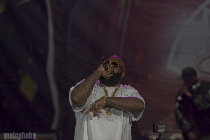 Rick Ross at Dunkin' Donuts Center, March 16, 2011. Photo by Ian Doreian.