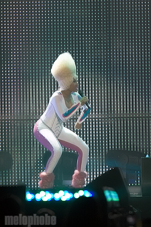 Nicki Minaj at Dunkin' Donuts Center, March 16, 2011. Photo by Ian Doreian.