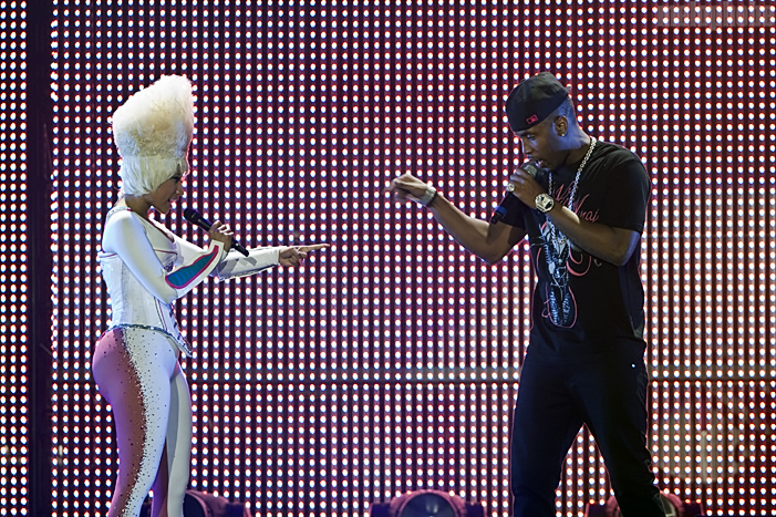 Nicki Minaj at Dunkin' Donuts Center, March 16, 2011. Photo by Ian Doreian.