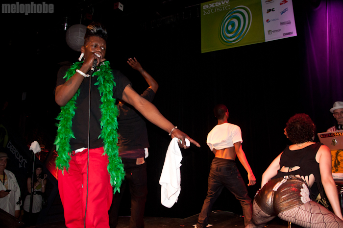 Big Freedia at ND, March 17, 2011. Photo by Chris Barth.