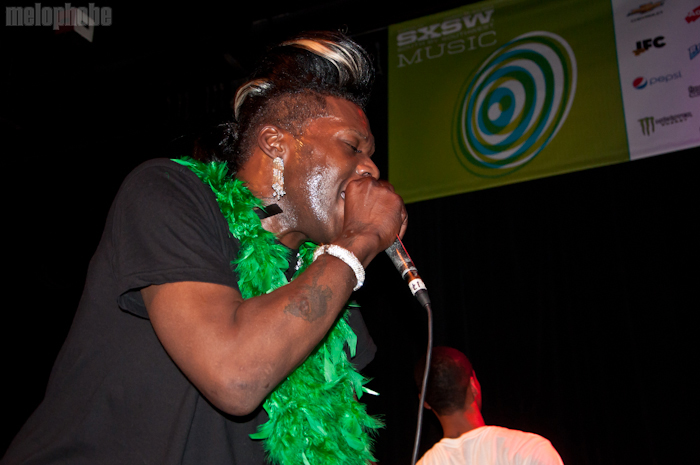 Big Freedia at ND, March 17, 2011. Photo by Chris Barth.