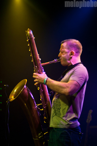 Colin Stetson at The Parish, March 17, 2011. Photo by Chris Barth.