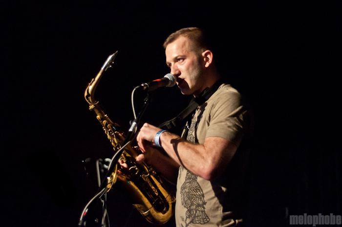Colin Stetson at The Parish, March 17, 2011. Photo by Chris Barth.