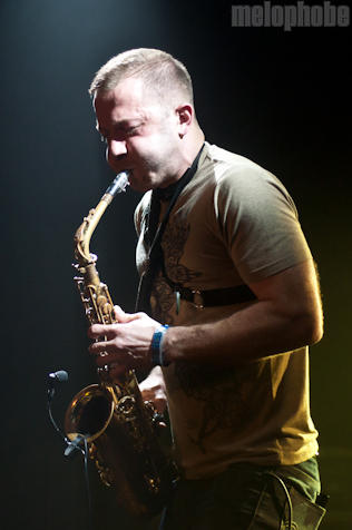Colin Stetson at The Parish, March 17, 2011. Photo by Chris Barth.
