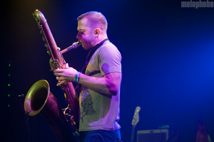 Colin Stetson at The Parish, March 17, 2011. Photo by Chris Barth.