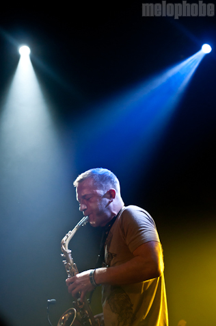 Colin Stetson at The Parish, March 17, 2011. Photo by Chris Barth.