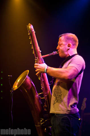 Colin Stetson at The Parish, March 17, 2011. Photo by Chris Barth.