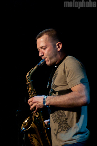 Colin Stetson at The Parish, March 17, 2011. Photo by Chris Barth.