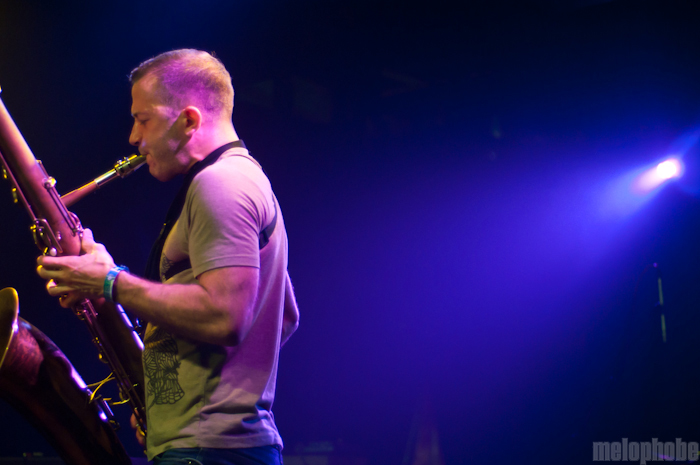 Colin Stetson at The Parish, March 17, 2011. Photo by Chris Barth.