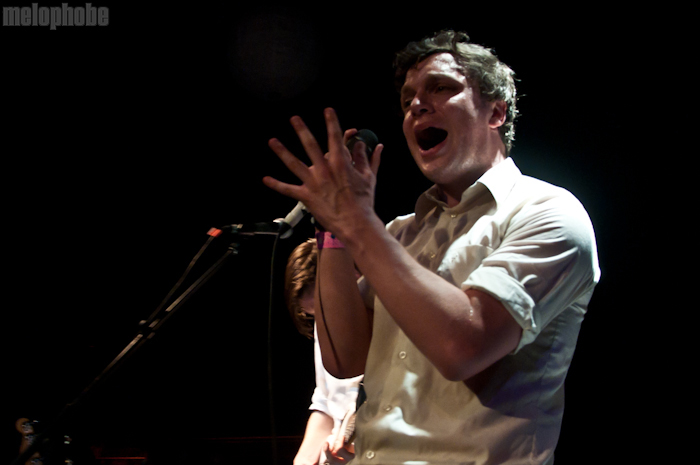 Friendly Fires at ND, March 17, 2011. Photo by Chris Barth.