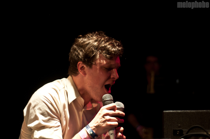 Friendly Fires at ND, March 17, 2011. Photo by Chris Barth.