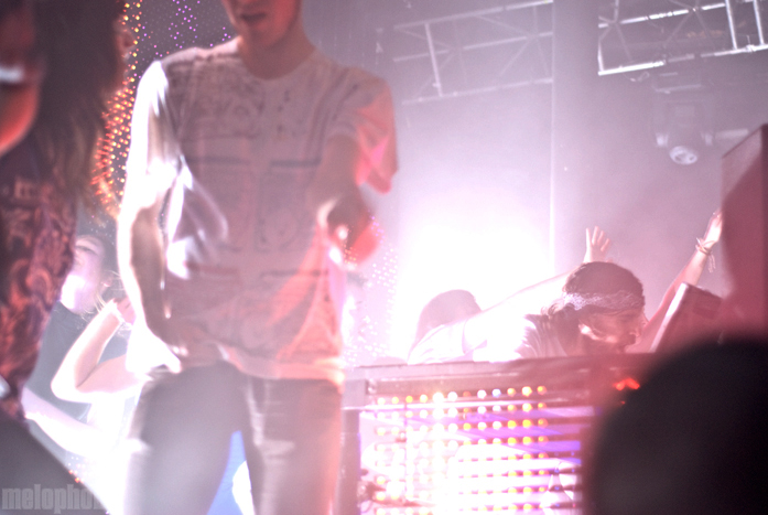Girl Talk at Roseland Theater, March 17, 2011. Photo by Colin McLaughlin.