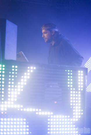 Girl Talk at Roseland Theater, March 17, 2011. Photo by Colin McLaughlin.