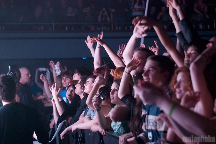 Girl Talk at Roseland Theater, March 17, 2011. Photo by Colin McLaughlin.