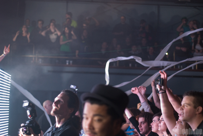 Girl Talk at Roseland Theater, March 17, 2011. Photo by Colin McLaughlin.