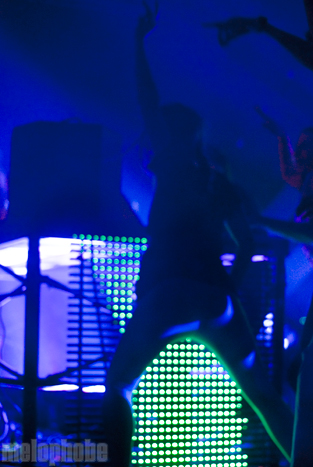 Girl Talk at Roseland Theater, March 17, 2011. Photo by Colin McLaughlin.