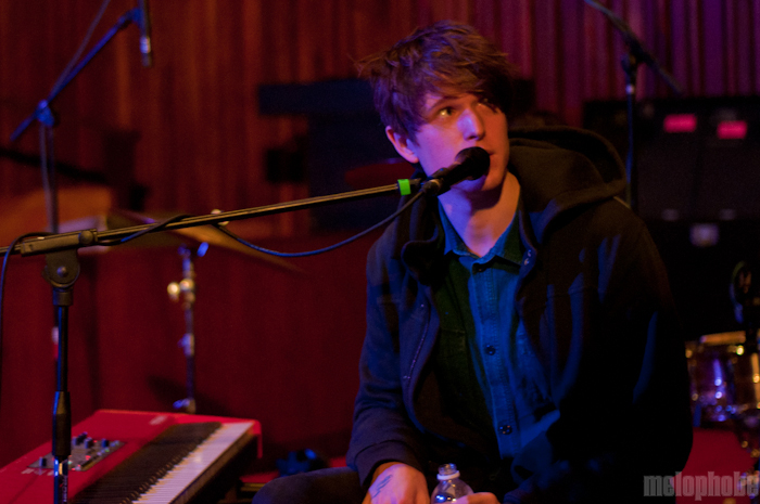 James Blake at Central Presbyterian Church, March 17, 2011. Photo by John Beardsley.